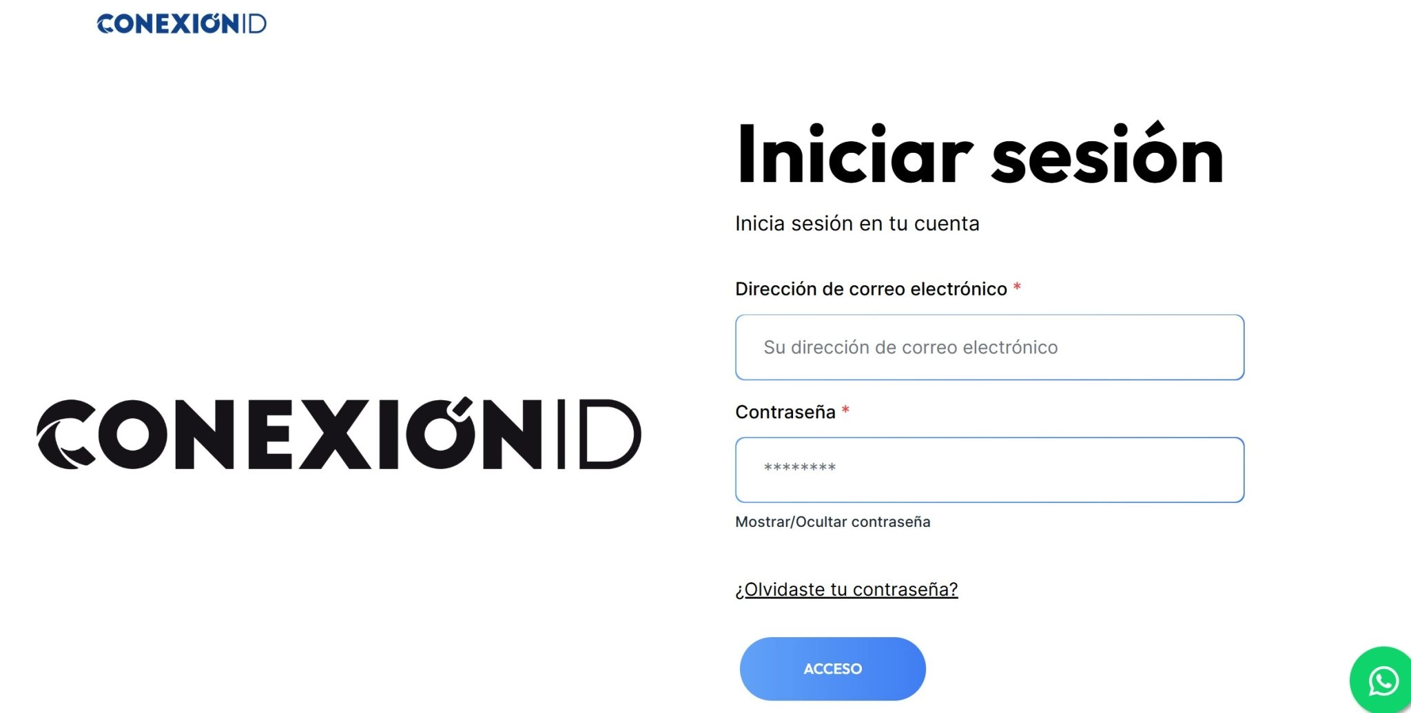 Plataforma ConexionID de identificación digital